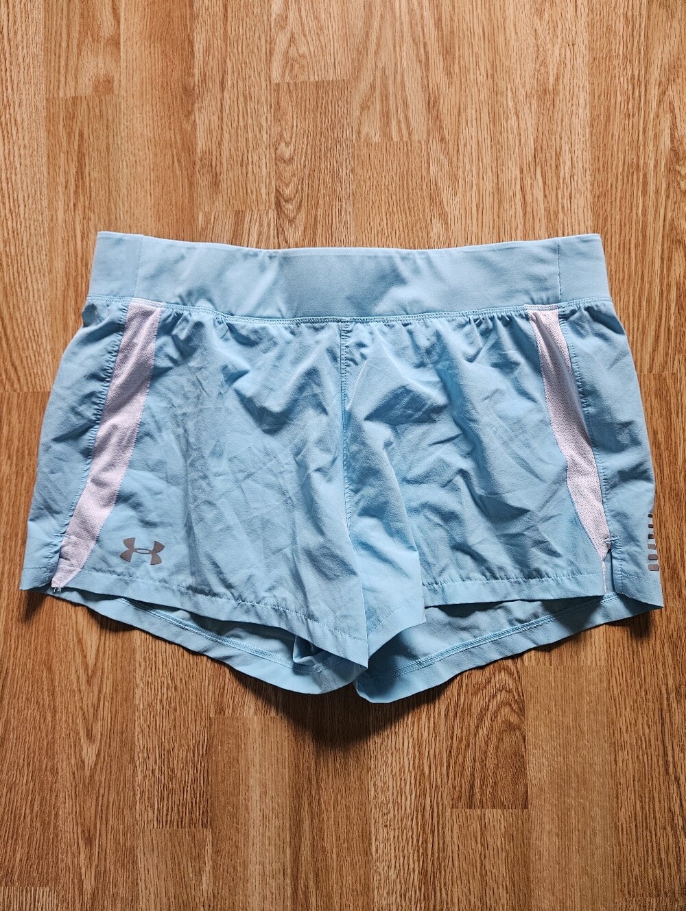 Under Armour Women's Light Blue Athletic Running Shorts